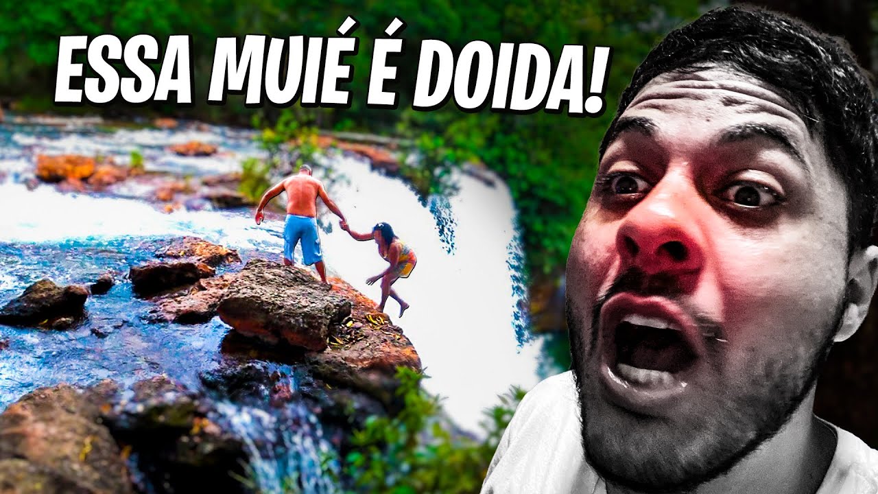 OLHA A LOUCURA QUE ESSA MULHER FEZ NA MINHA FRENTE😨(CACHOEIRA ACABA VIDA)