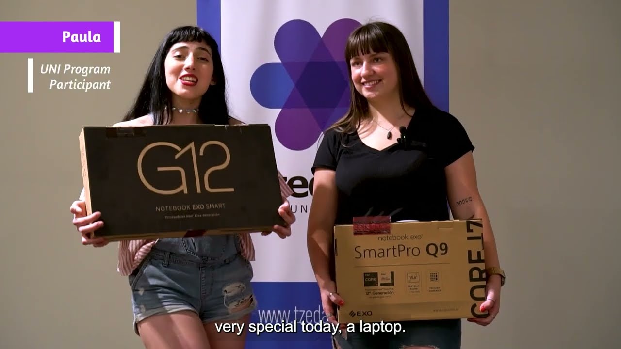 Connecting to the future 💻 Fundaci&oacute;n Tzedak&aacute; handed out 50 laptops