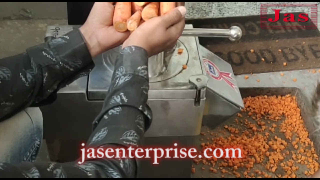 Carrot Dicing Machine - Pickle, Achar Cutting Machine  | +91-9426088680 | jasenterprise.com