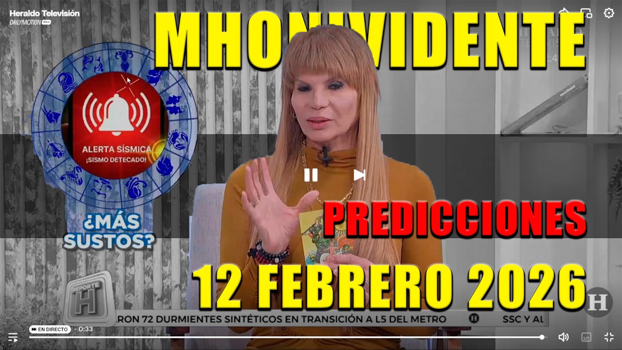 PREDICCIONES 12 Febrero 2026 Mhoni vidente