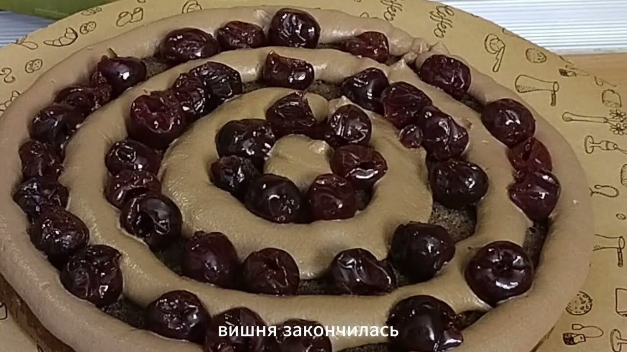 Бисквитный торт, очень вкусный получился