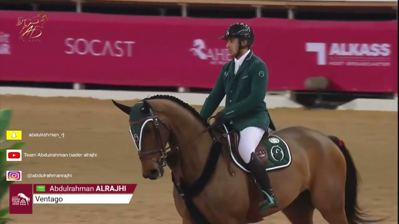 مشاركة الفارس عبدالرحمن الراجحي الدوحة 5ستار CSI5*-Grand Prix🇶🇦 2025/1/25  الجواد VENTAGO