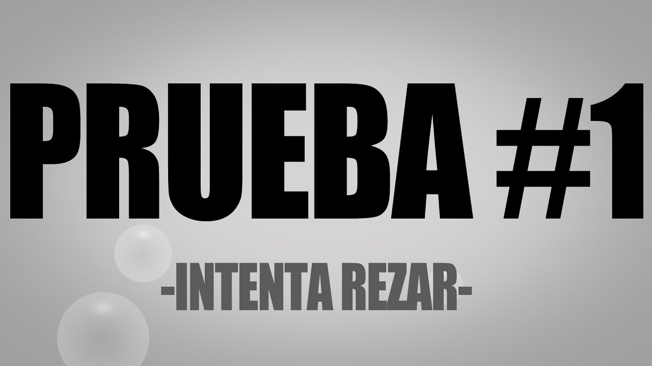 Prueba #1 de que Dios NO Existe.