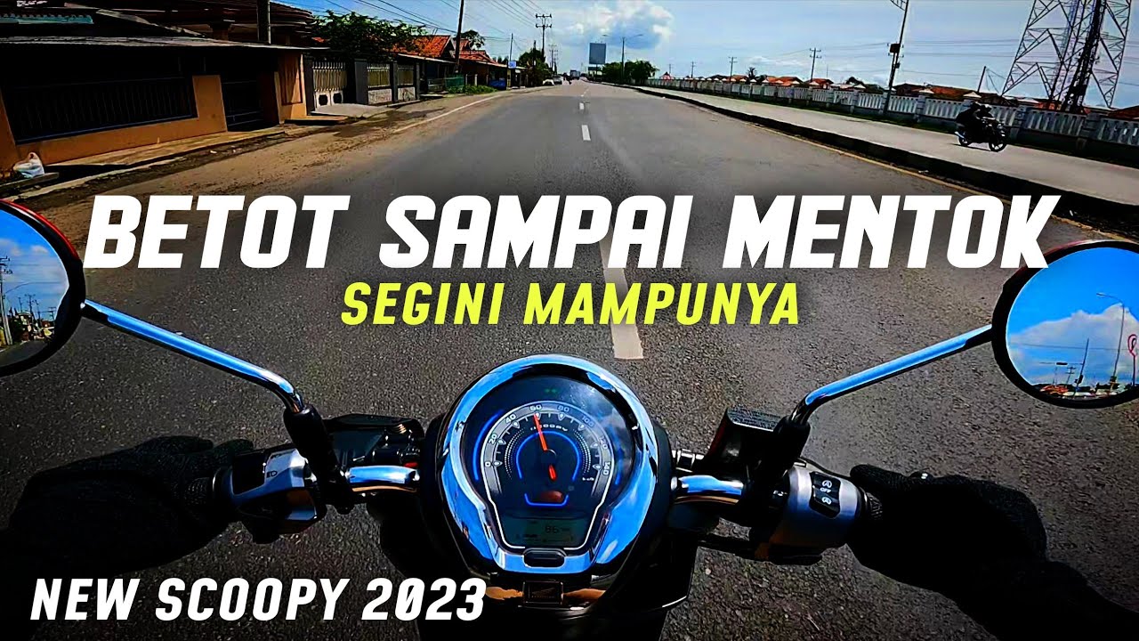 TEST RIDE SCOOPY 2023 BERKALI KALI GAS MENTOK ‼️TOP SPEED SCOOPY🔥