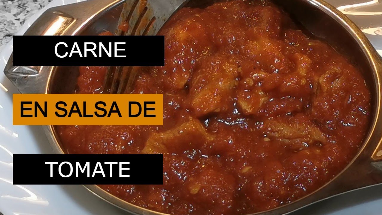 CARNE CON TOMATE  - MAGRO DE CERDO CON TOMATE