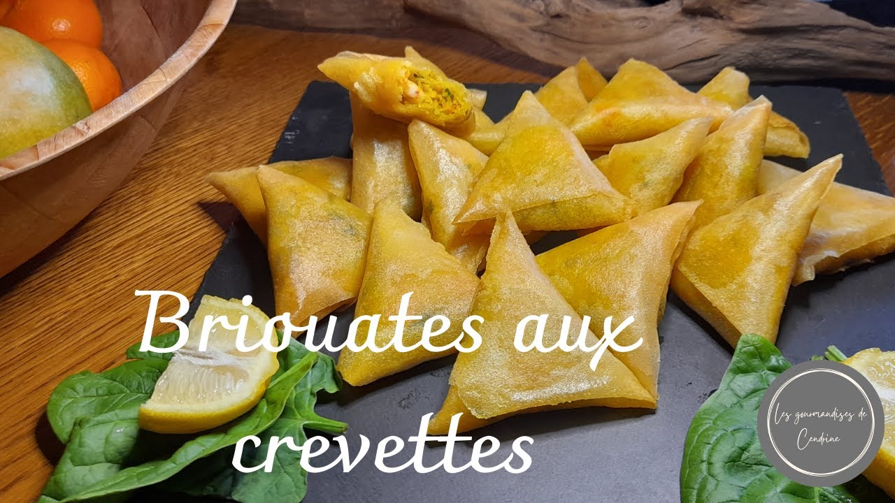 Recette des briouates aux crevettes (bricks)