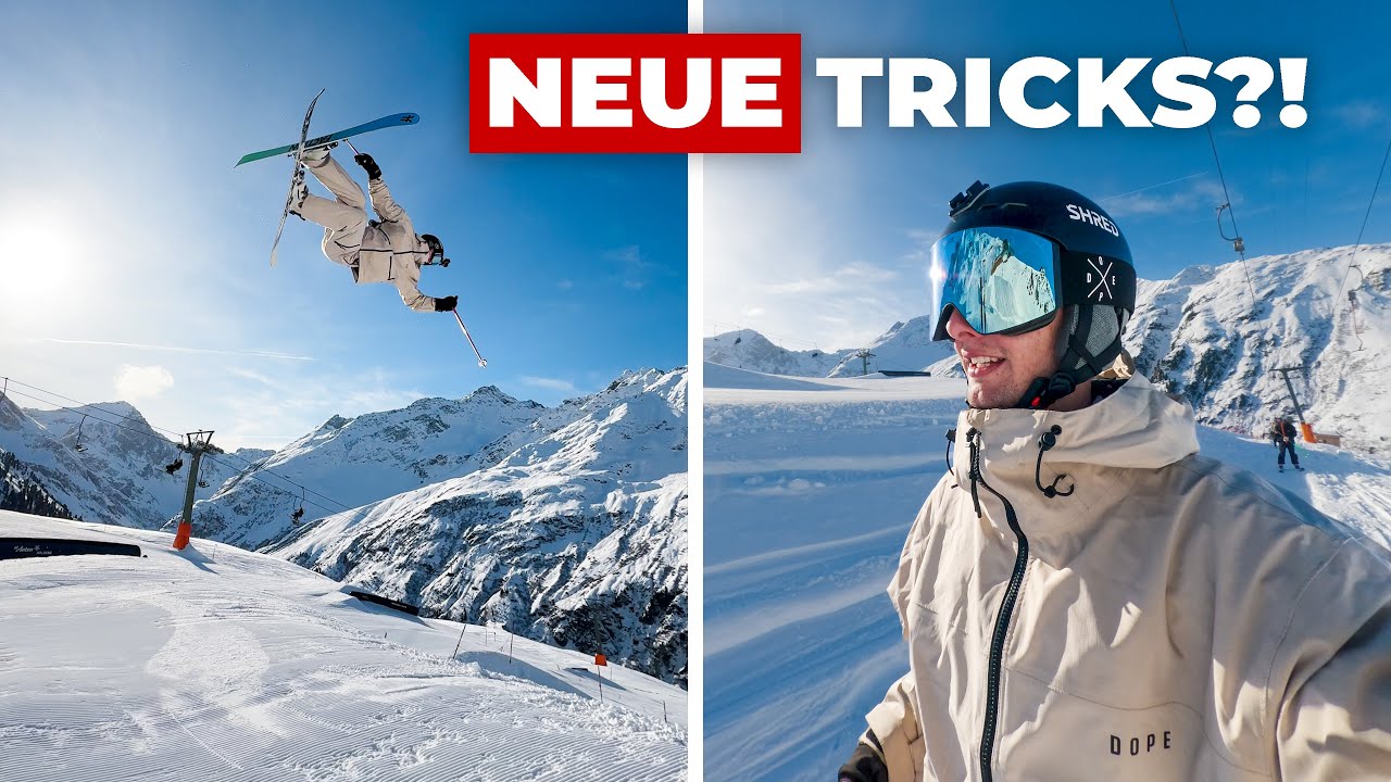 ZUM ERSTEN MAL im SNOWPARK St.Anton am Arlberg?!