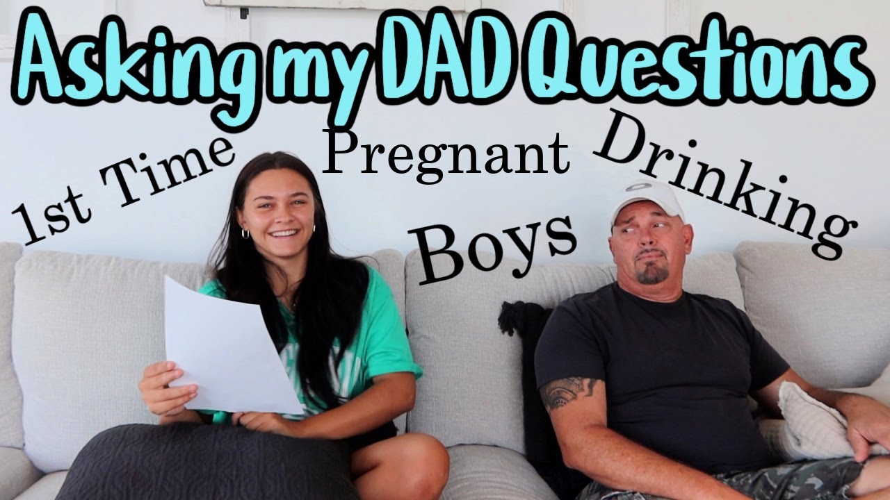 Asking my NON Strict DAD Hard PERSONAL Questions! | Emma and Ellie
