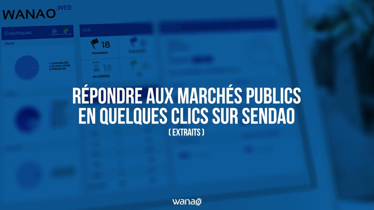Extrait du Webinaire de pr&eacute;sentation Wanao sur l'outil de r&eacute;ponse aux march&eacute;s publics Sendao