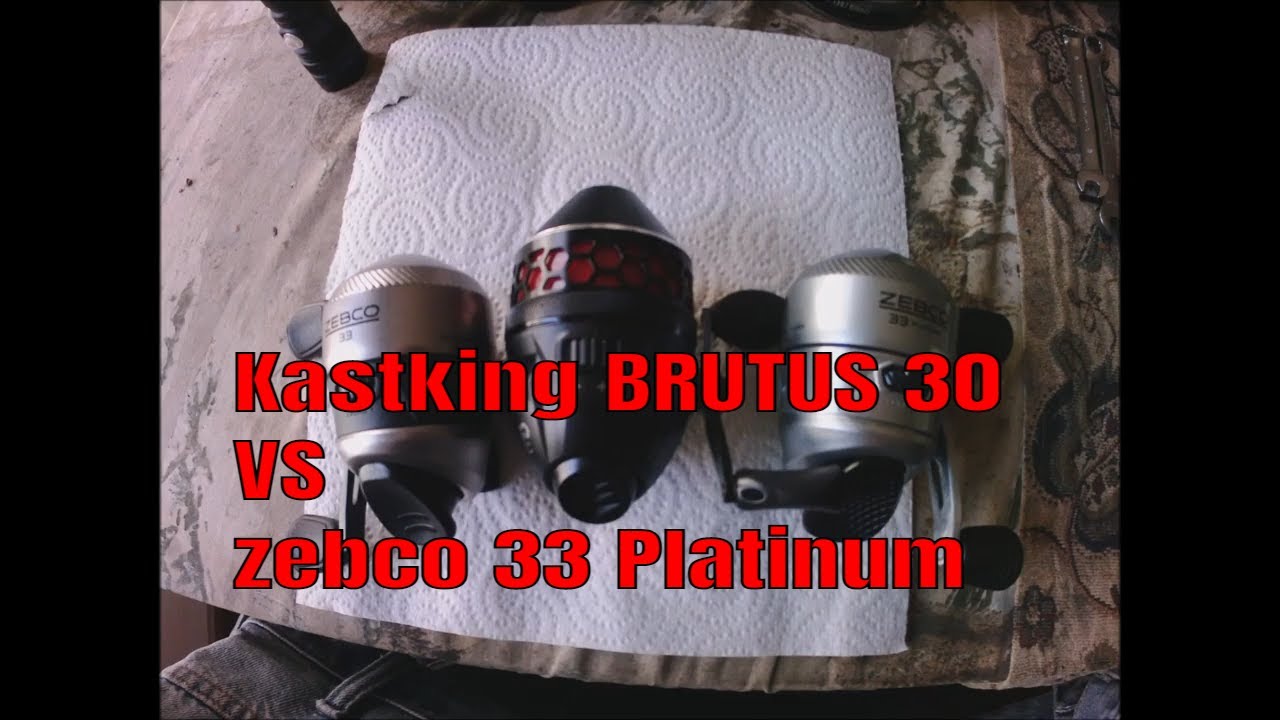 KastKing BRUTUS 30 VS zebco 33 platinum witch is the best budget spincast bass fishing reel