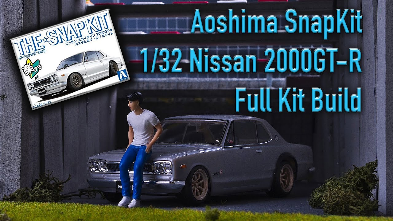 Aoshima 1:32 2000GT-R Kit Build