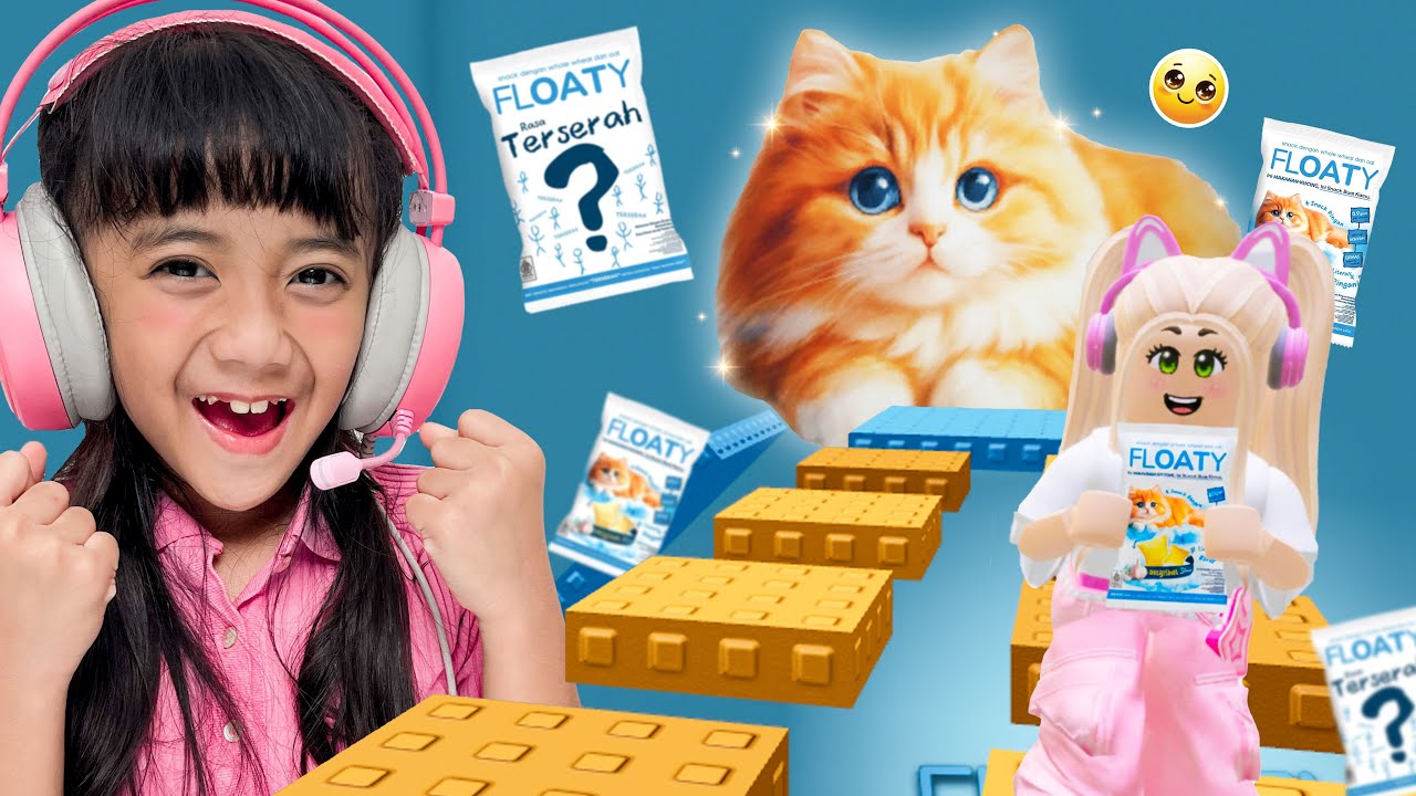 SAMANTHA AUDREY BREAKS FLOATY TOWER COMPLETE RECORD IN ROBLOX 😍 GAMING COMPILATION