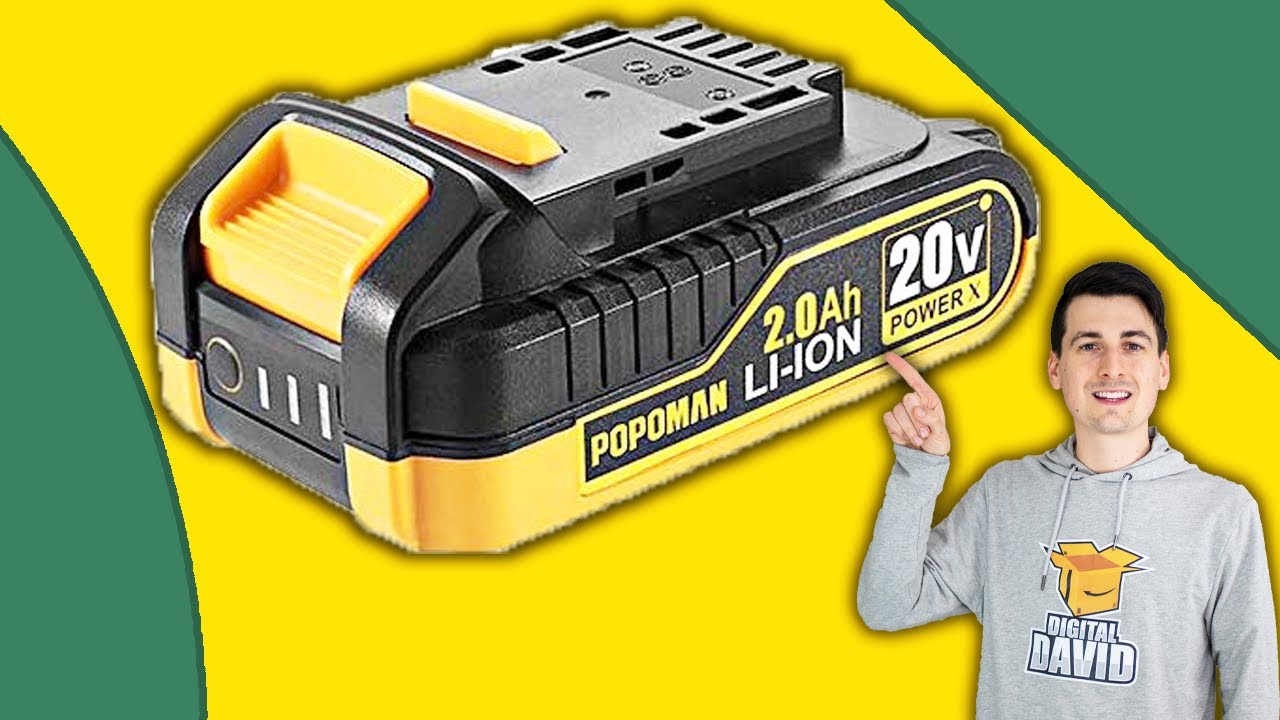 POPOMAN Drill Driver Battery Test // 20V 2Ah Battery Power Tool Test