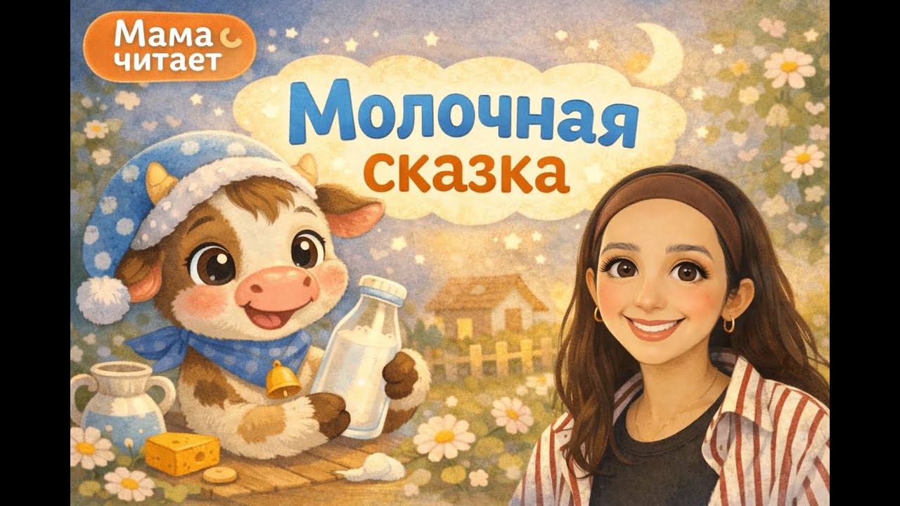 Молочная сказка 🥛✨ | Добрая сказка на ночь для детей | Мама читает