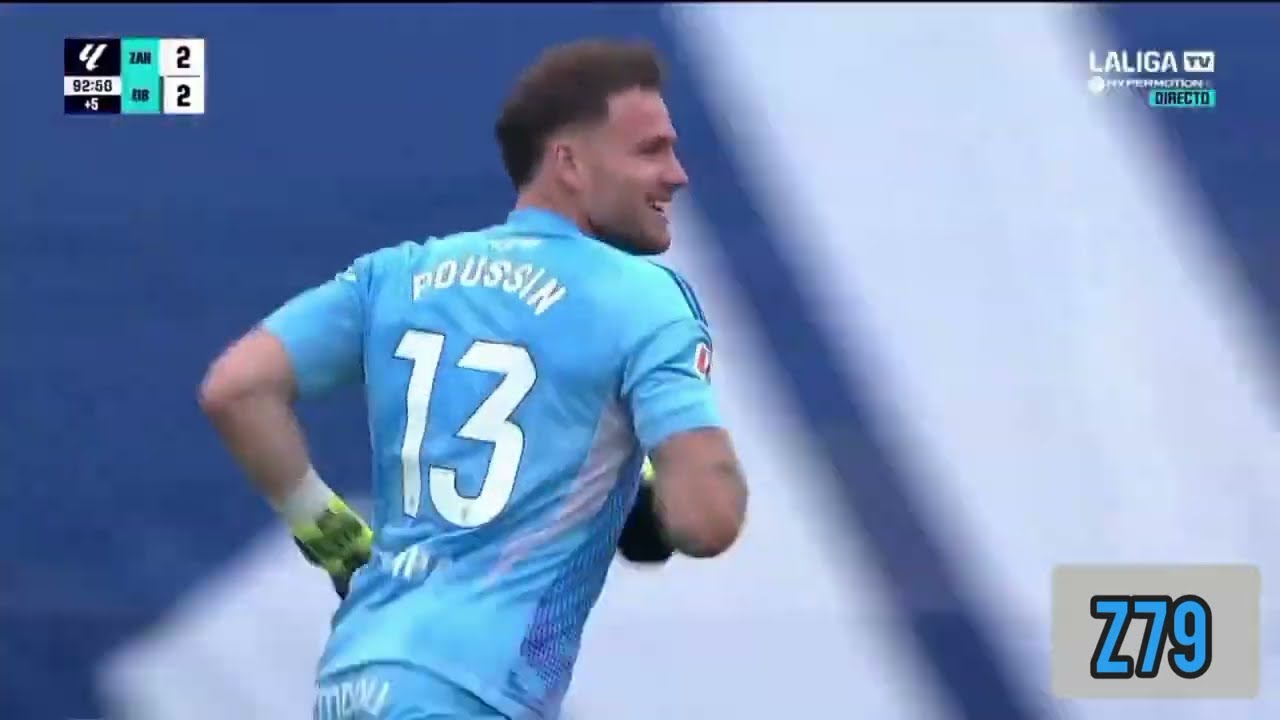 GOOOOOOOL DE POUSSIN EN EL 93' | 12-04-2025 | + SONIDO ARAGÓN RADIO, COPE, SER