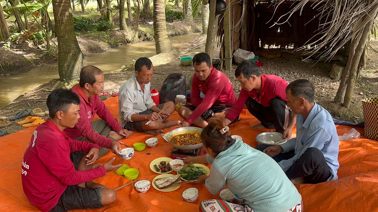 Bắt chuột mùa gặt lúa một ngày cùng / Chú Bình ở Tiền Giang xuống chơi VXĐ 997 
