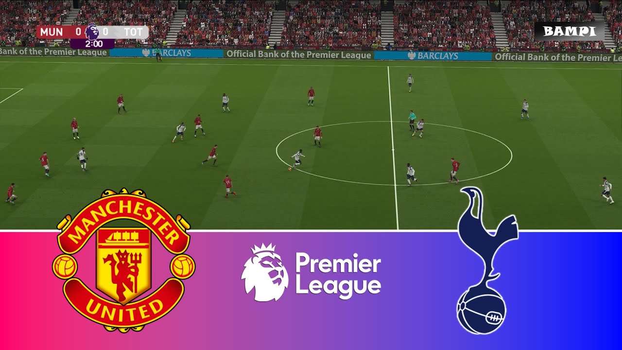 Manchester United vs Tottenham - Premier League 2025/26 / Full Match All Goals / PES 21 Gameplay