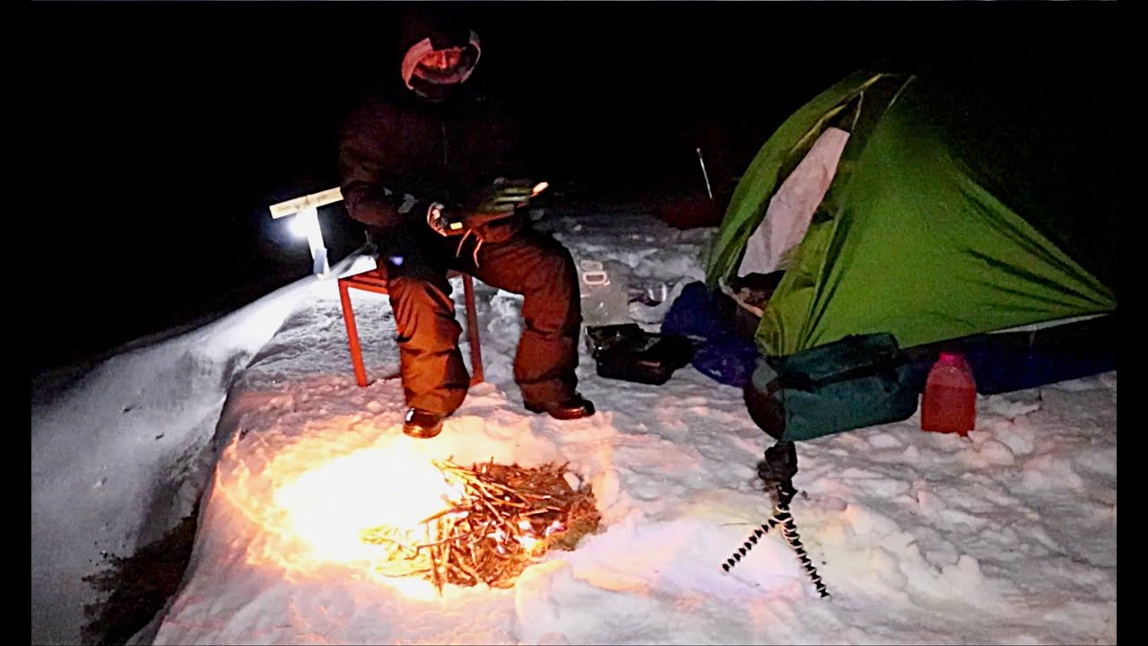 Overnight Winter Solo Snow Camping in Uttarakhand Mountain Forest | Part - 2 | Camping in india