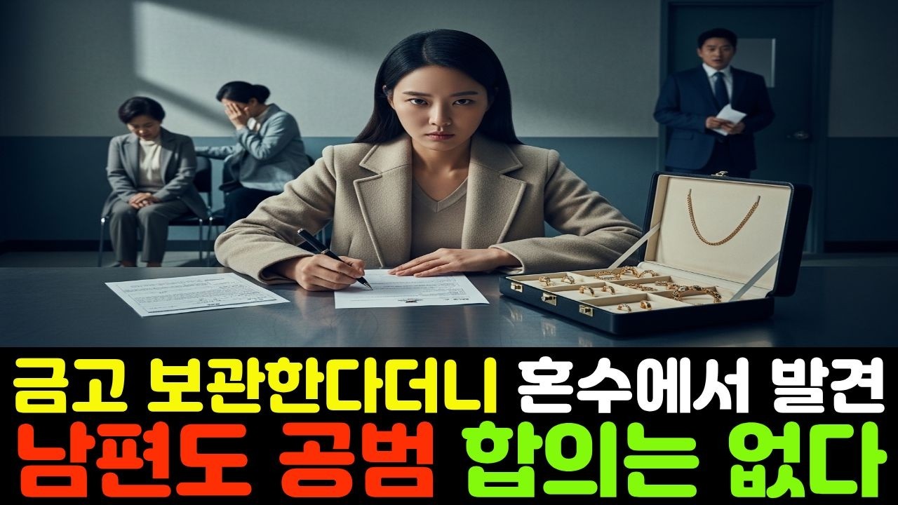 시어머니가 금고에 넣어준다던 내 예물, 석 달 뒤 작은며느리 혼수 사진에서 발견했습니다