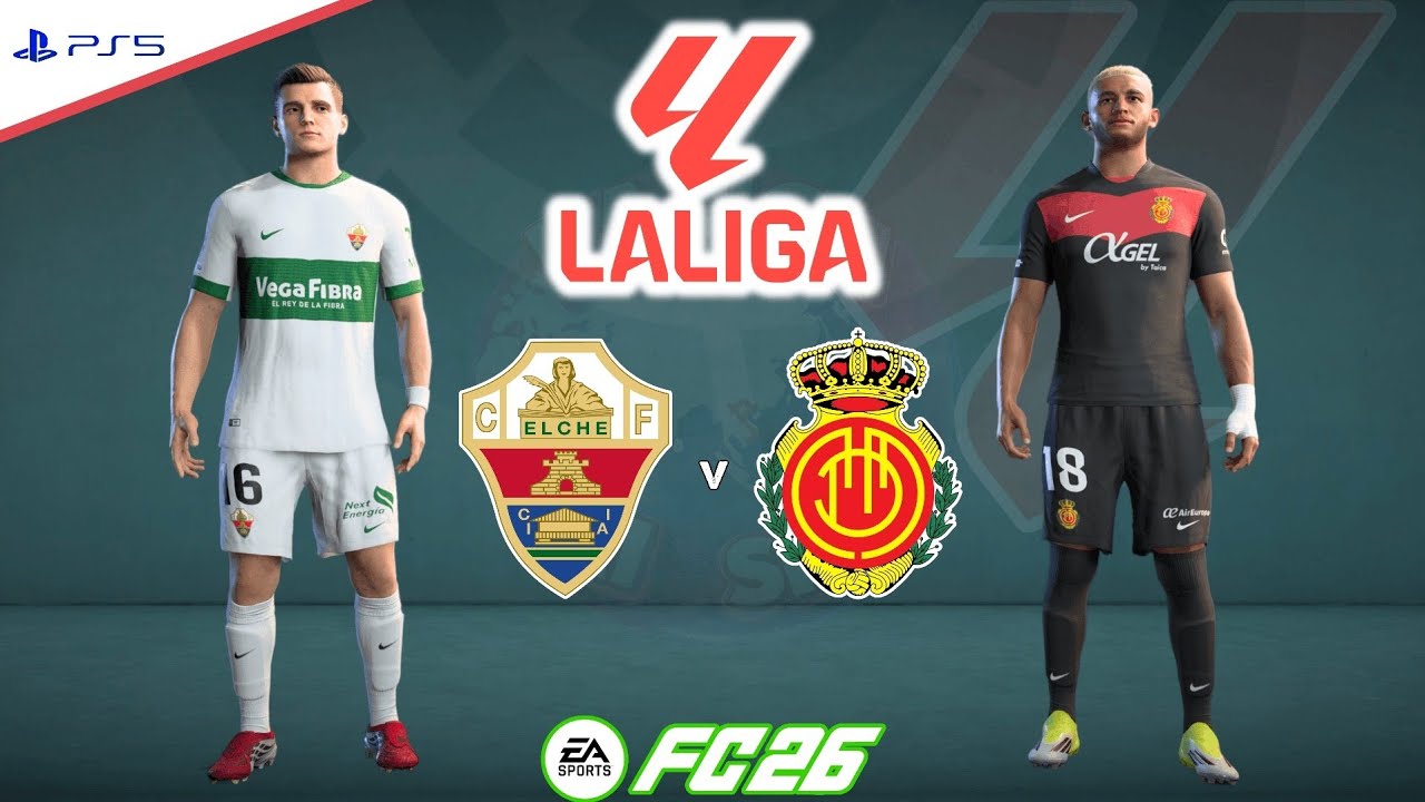 Elche v RCD Mallorca | La Liga 25/26 - Round 29 | Full Match Simulation | FC 26 PS5™[4K]