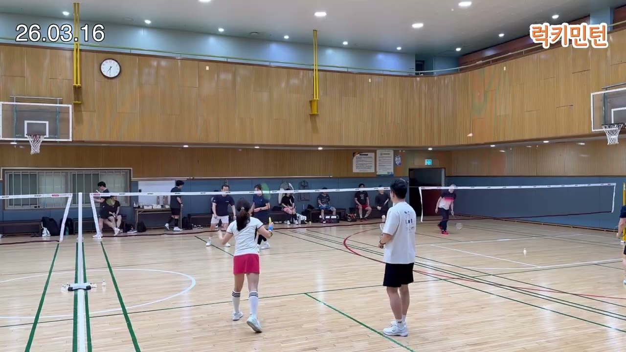 [26.03.16] 경기영상 | 럭키민턴(Luckyminton) #배드민턴 #badminton