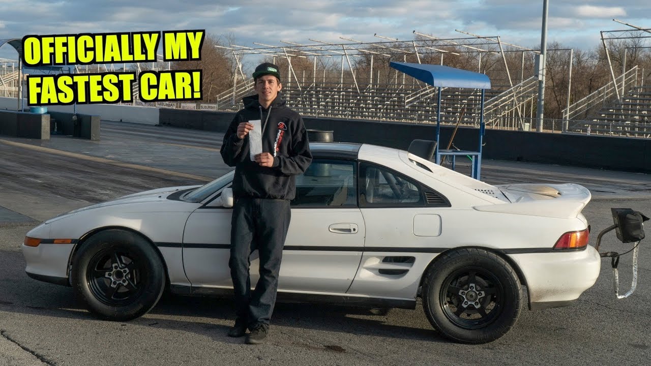Twin Turbo Mr2 Make It's Fastest Pass Ever!