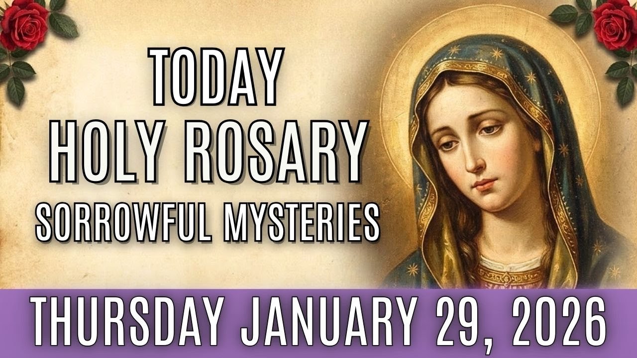 HOLY ROSARY JAN 29 2026: LUMINOUS MYSTERIES - HEAL YOUR ANXIETY AND FIND INNER PEACE