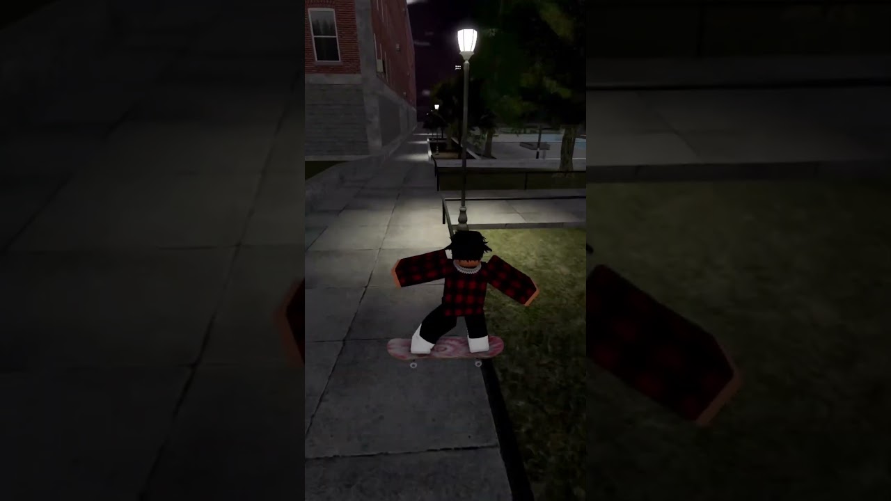 This took a lil to long #goskate #roblox #skateboarding