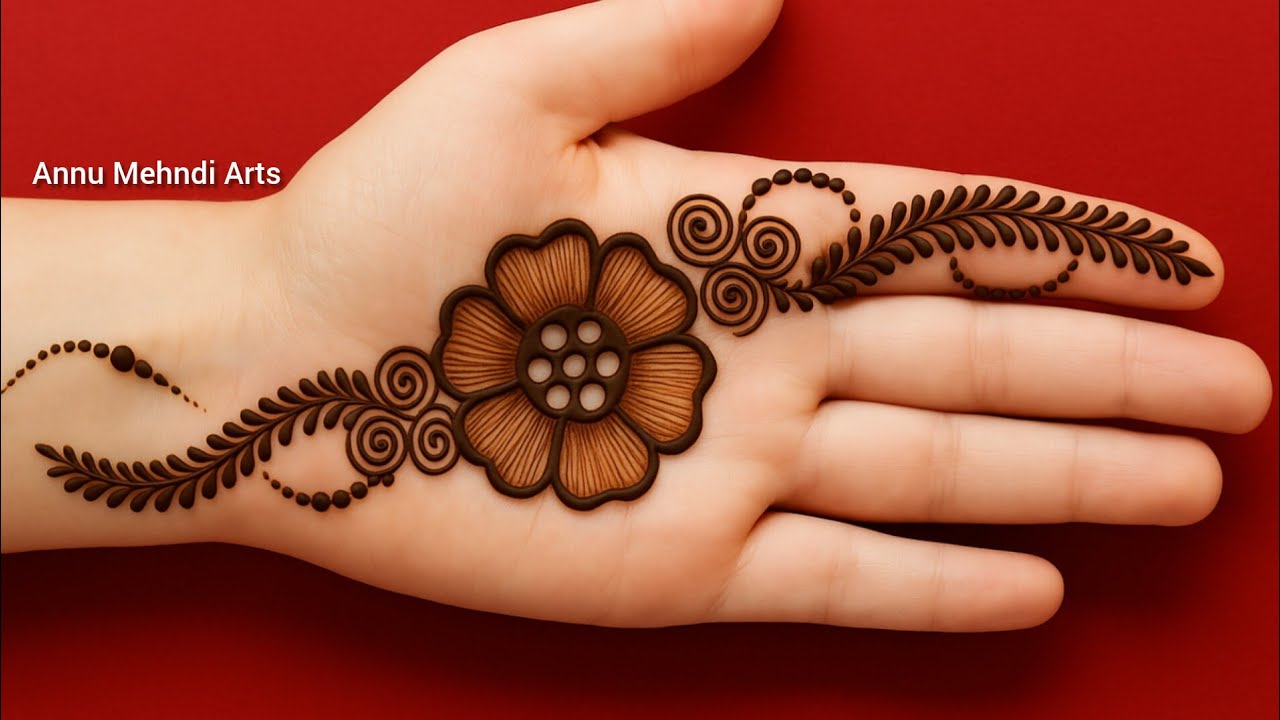 Simple mehndi design | Easy mehndi design | Aasan mehandi ka design | New Mehendi | मेहंदी डिजाइन 