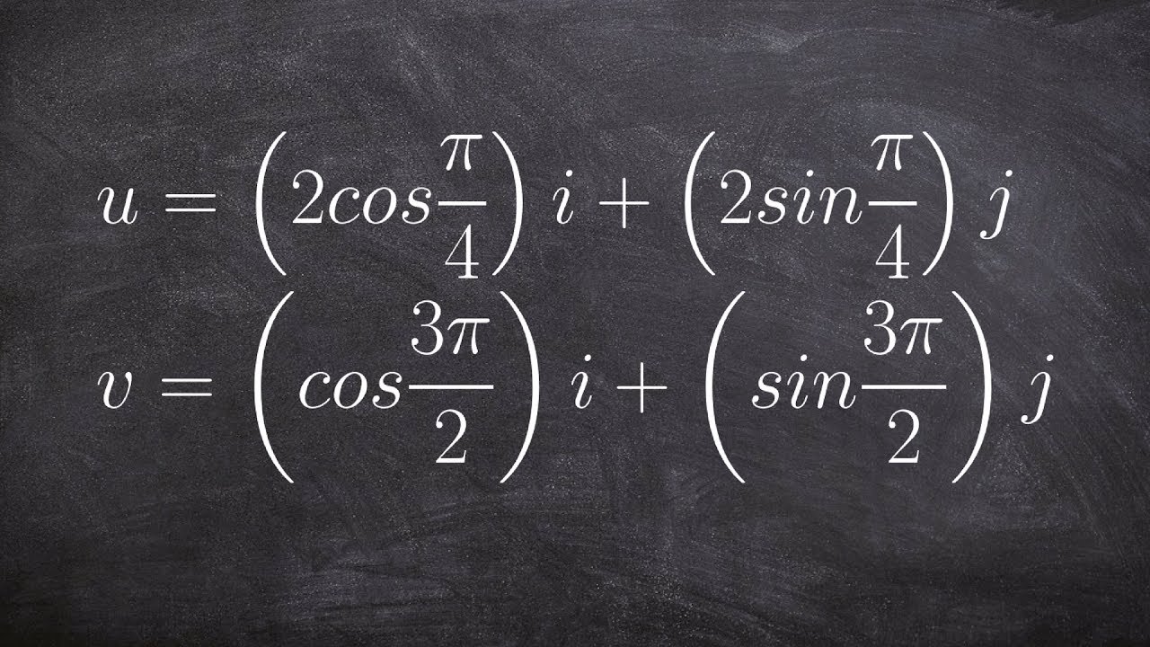 Learn to find the angle between two vectors