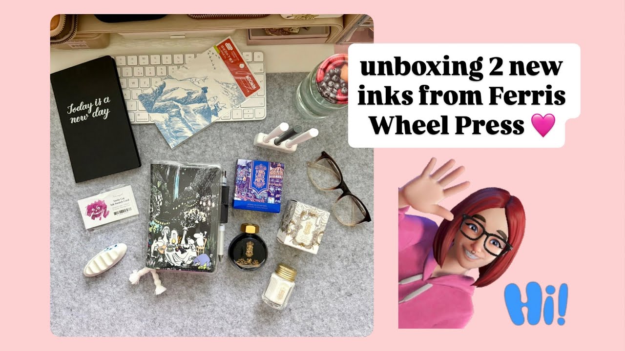 Unboxing - Ferris Wheel Press - 2 new inks