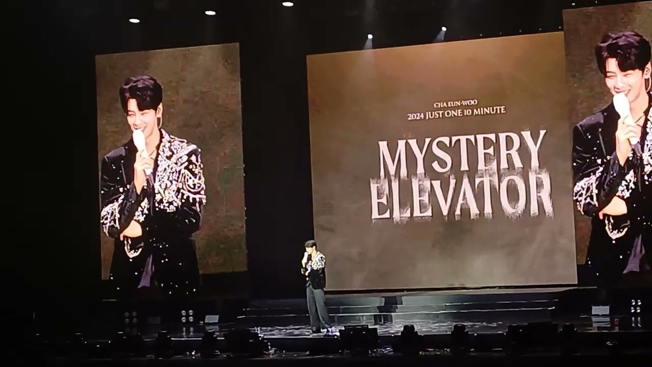 Fancon Cha Eun Woo ASTRO Just One 10 Minute Mystery Elevator Jakarta 2024