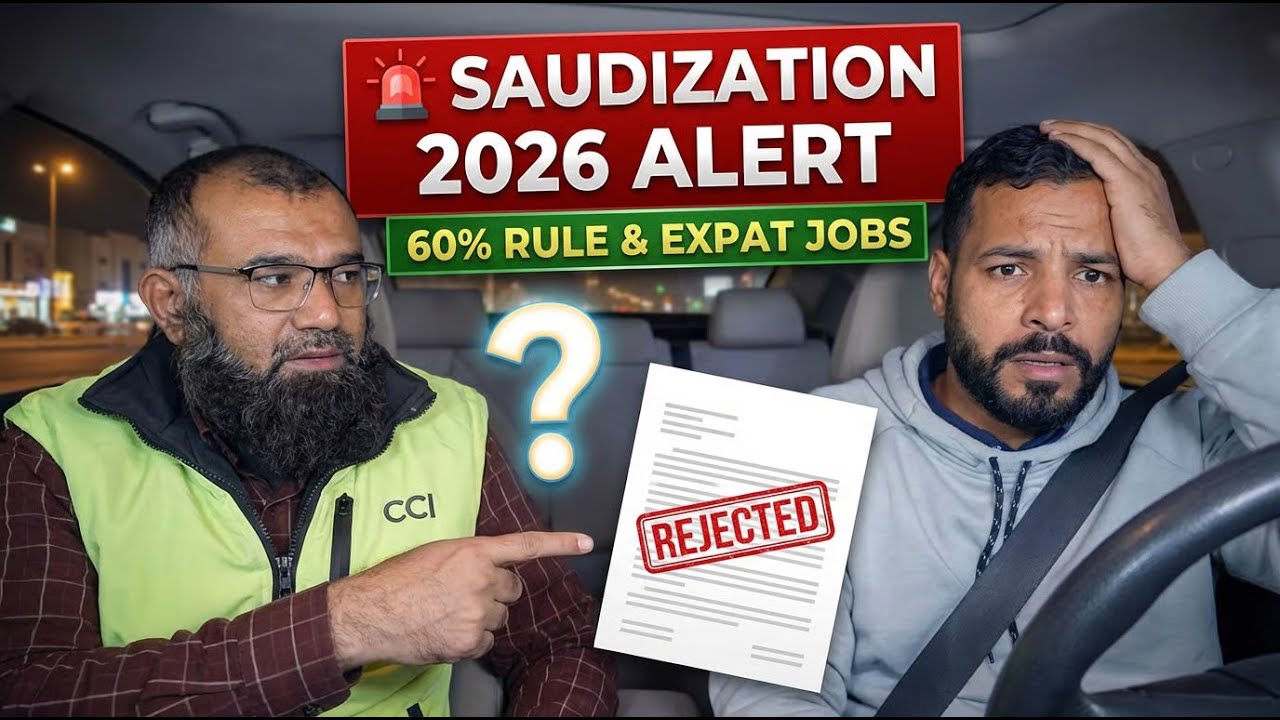 Saudization 2026 Update 🚨 | 60% Rule & Expat Jobs at Risk
