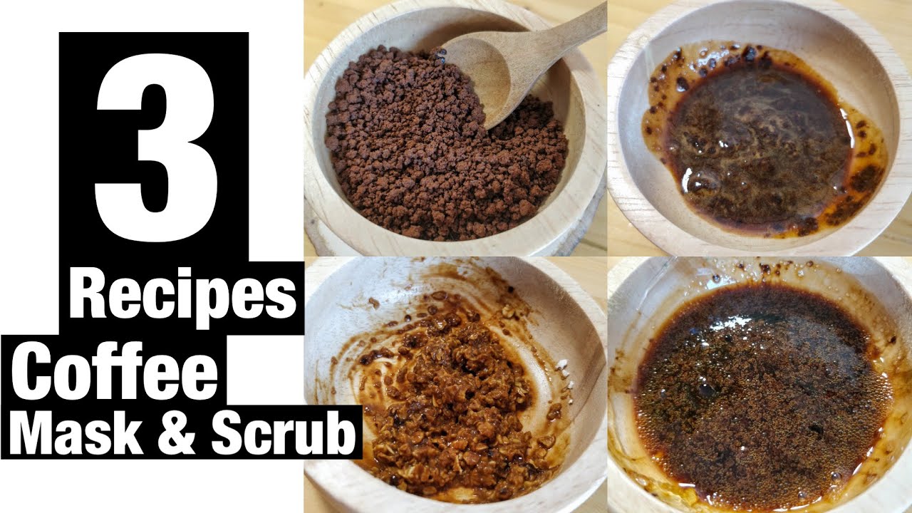 3 Recipes Homemade Coffee Face & Body Scrub super cheap and easy, dark spot, acne | Beauty Recipes