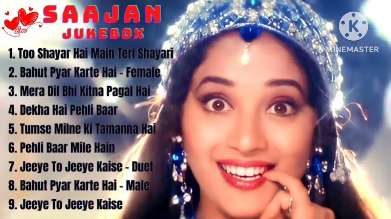 tu shayar hai main teri shayari remix | Saajan 1991 | old love songs | hindi 90s hit songs feeling