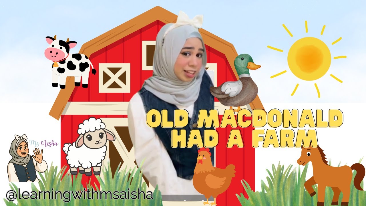 Old MacDonald Had a Farm | Animal Sounds Song with Ms Aisha