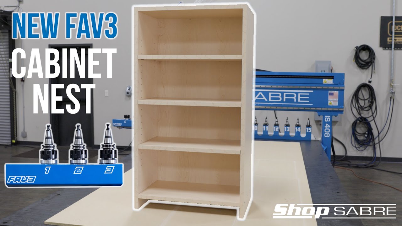 ShopSabre CNC - NEW Fav3 ATC - Cabinet Nest