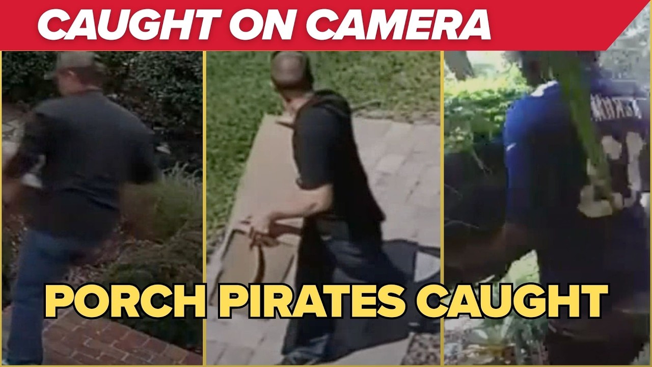 Caught on Camera: Porch Pirates Stealing Packages Across the U.S.