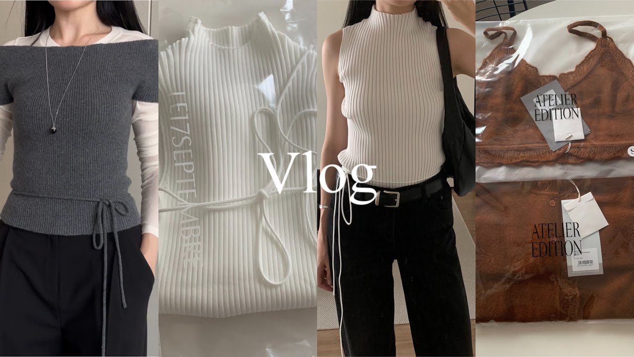 Vlog 직장인 브이로그 | 가을 맞이 쇼핑 🍂 | 마시모두띠 | 리본빛 | 르917 언박싱 | 아뜰리에 에디션 쇼룸 | 얼바닉30 | 플리츠플리즈 | 데이트룩 | 출근룩