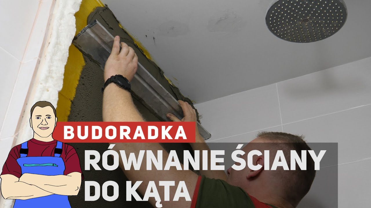 Równanie niewielkiej ściany do kąta prostego - BUDORADKA