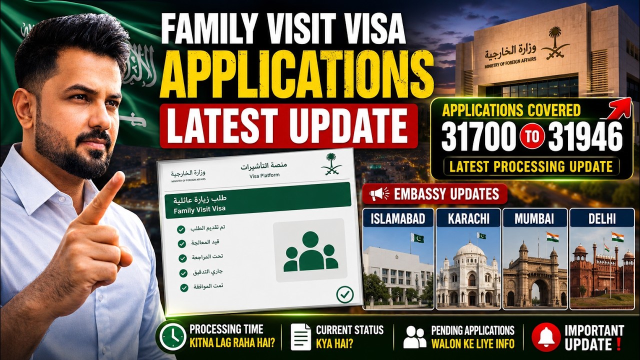 MOFA Family Visit Visa Update | Islamabad, Karachi, Mumbai & Delhi Embassy News