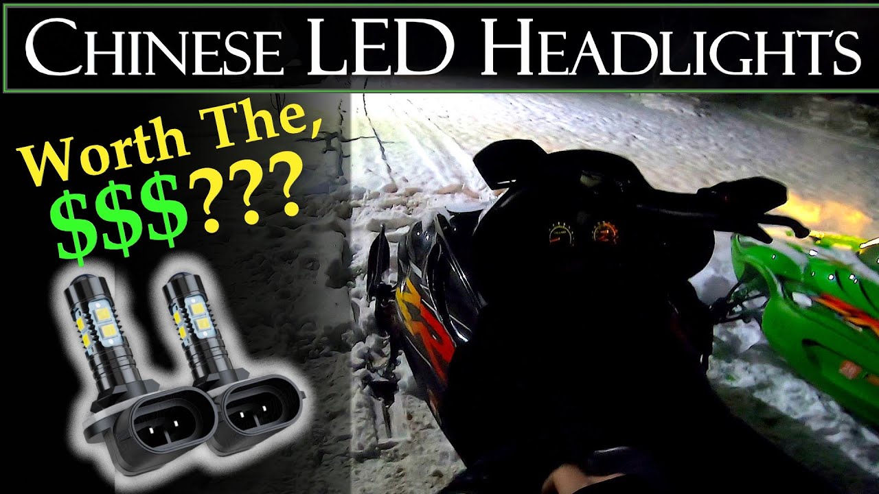 First Ride on the SLEDS || New Property || Testing New Headlights Part 1