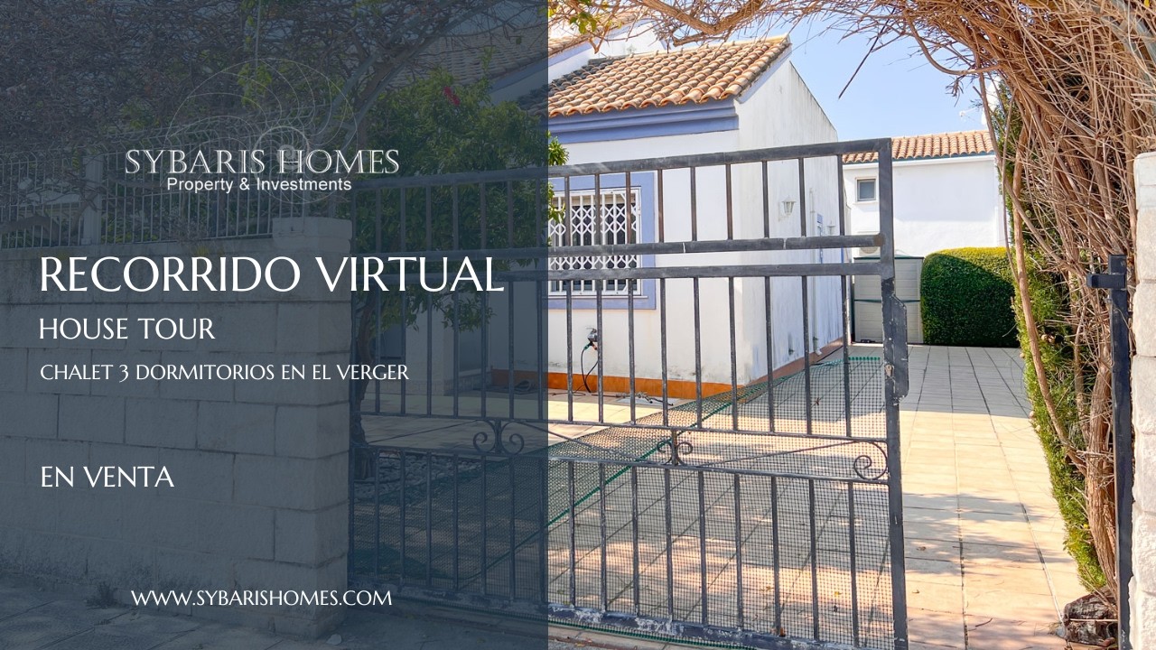 VIL1265 - CHALET DE 3 DORMITORIOS EN EL VERGER
