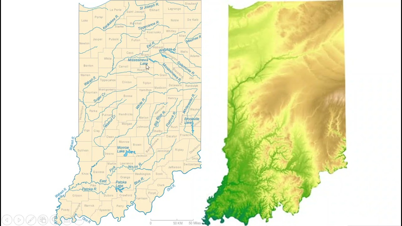 A Tour of Indiana's Rivers and Large Lakes & Reservoirs