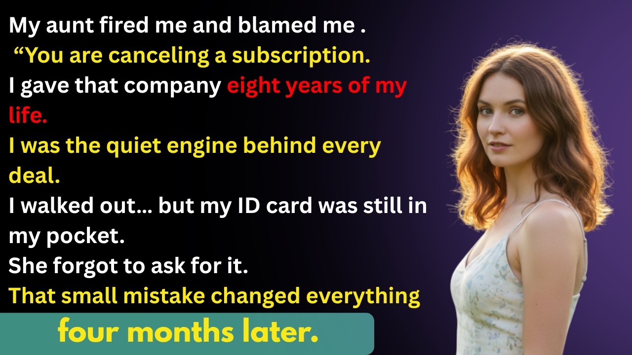 My Aunt Fired Me After 8 Years For My MBA Cousin's Excel Sheet & Lost 5 Million Dollars