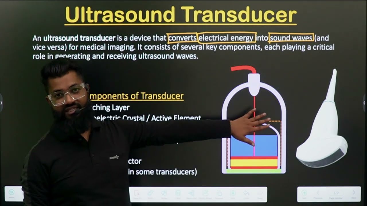 Transducer Ultrasound || USG Part-7 || Components of Transducer || In Hindi || Step by Step ||