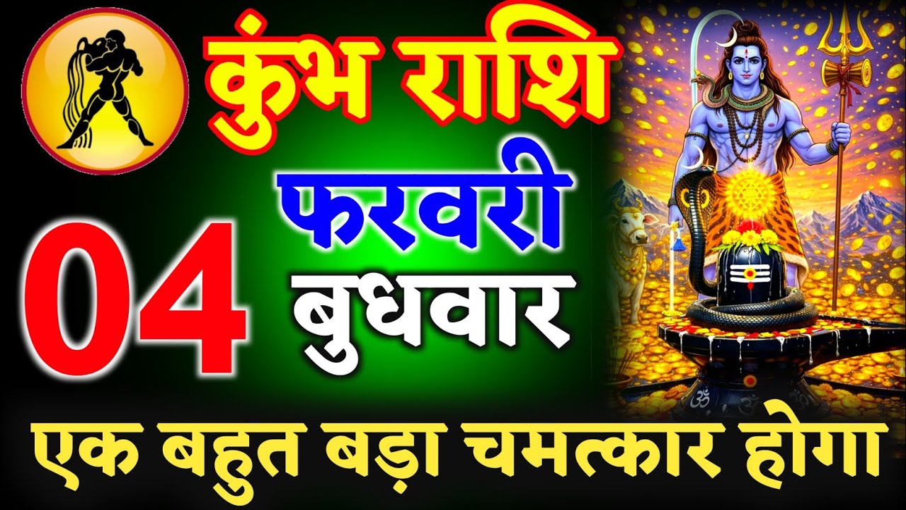 कुंभ राशि 23 जनवरी बुधवार एक बहुत बड़ा चमत्कार होगा बिल्कुल अकेले देखना/kumbh rashi