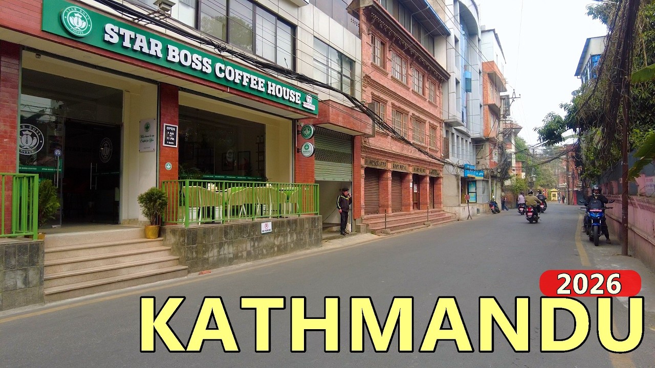 🇳🇵Kathmandu City Morning Hour Walking Tour Around Durbar Marg Area 2026 Nepal [4K🇳🇵]