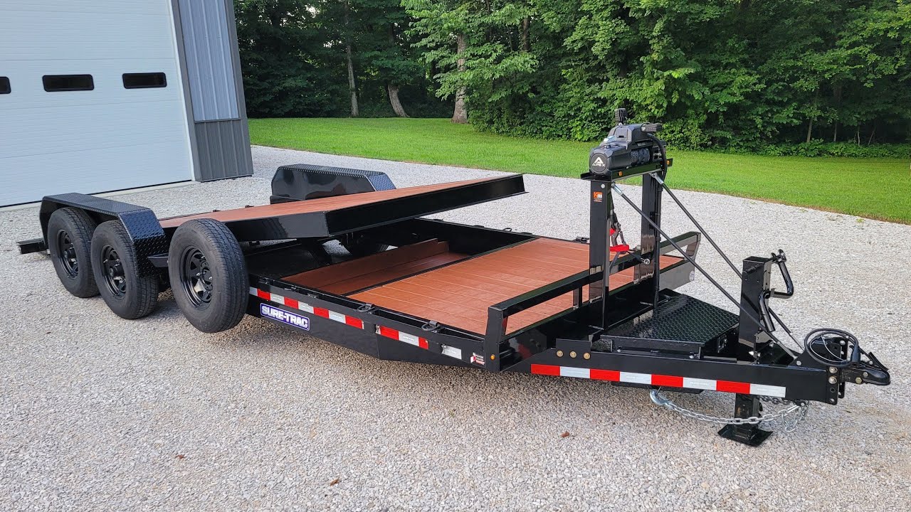 How To Add Winch To A Partial Tilt Equipment Trailer (18' Tilt + 4' Stationary)