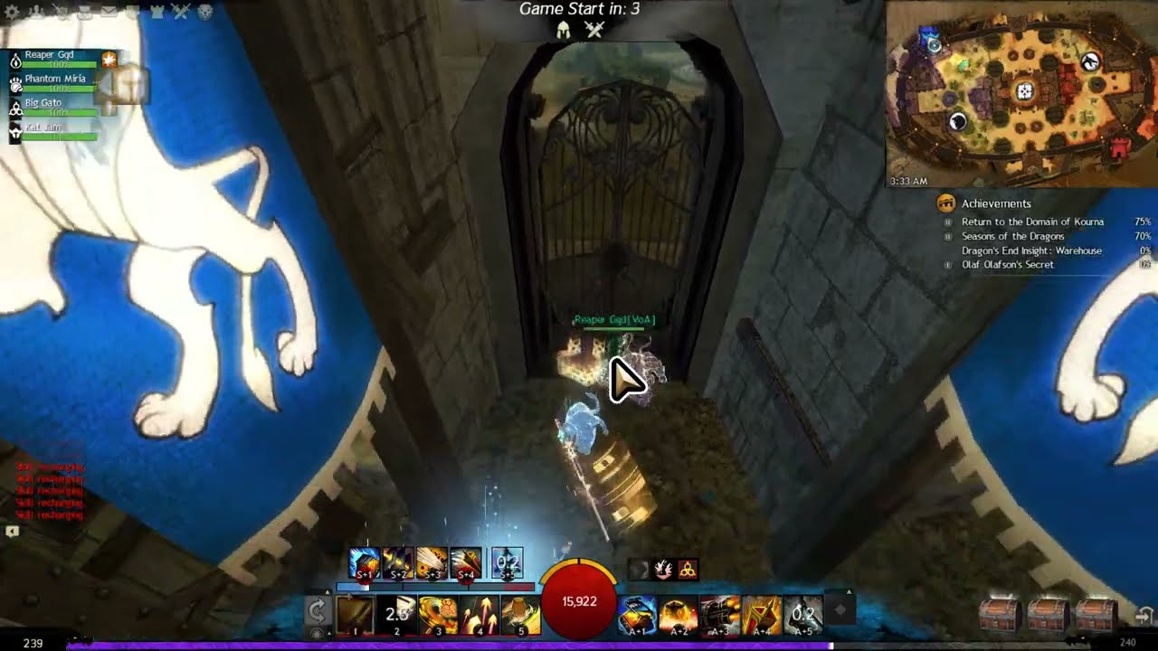 Guild Wars 2 power holosmith pvp game play (roamer style)